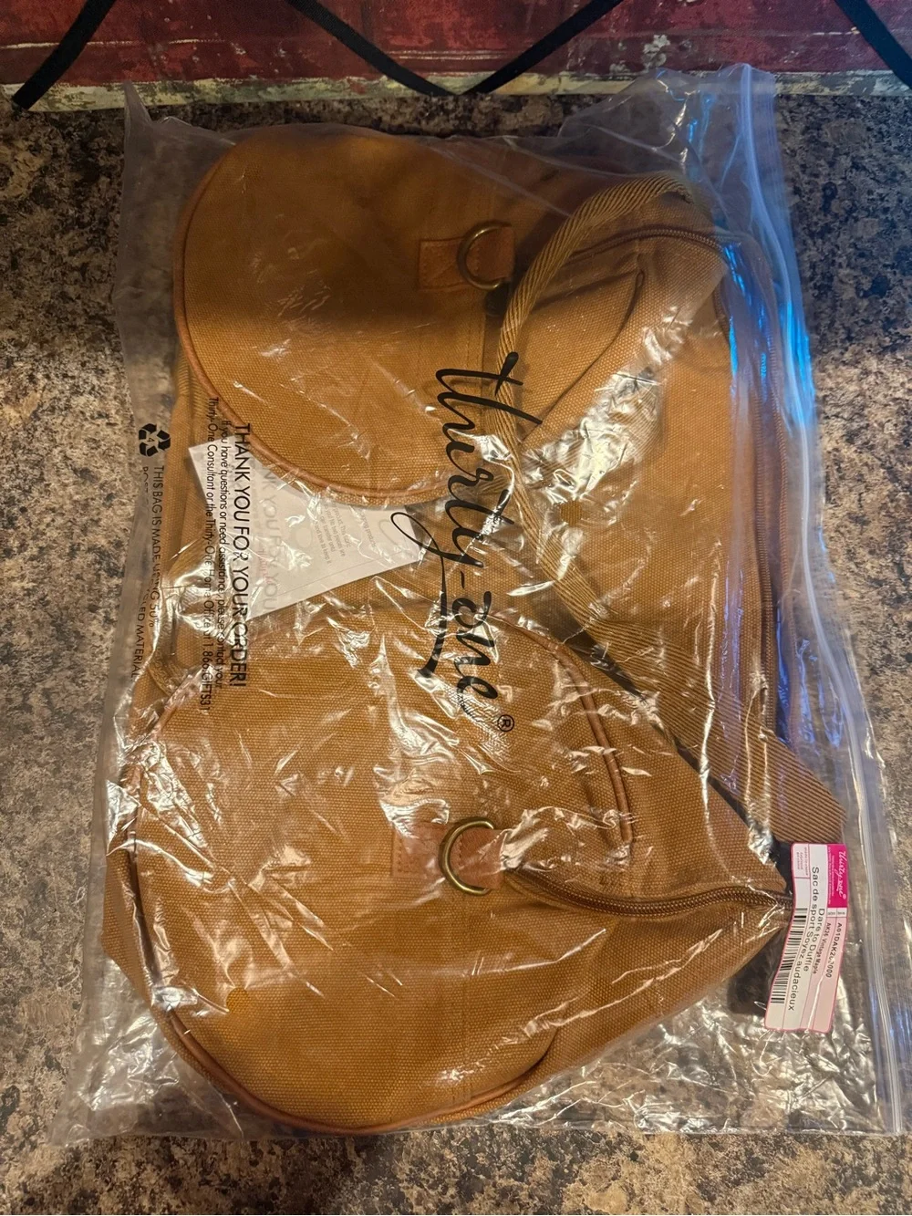 Dare to Duffle by Thirty-One in vintage maple
